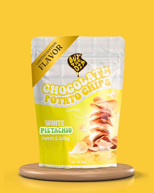 White Chocolate Crunchy Pistachio Chips (LIMITED-EDITION)