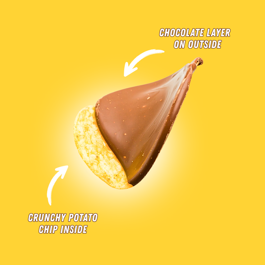 Milk Chocolate Coated Potato Chips