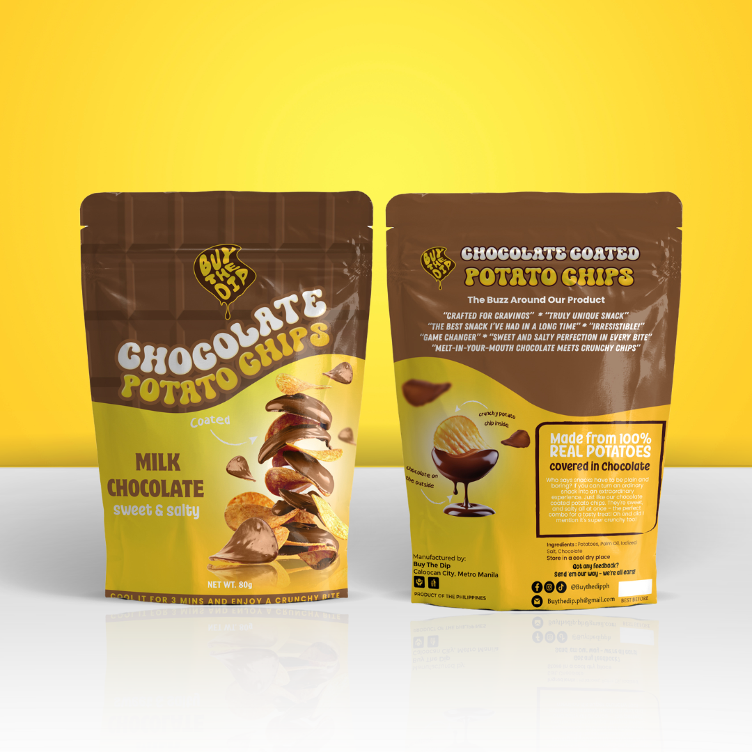 Milk Chocolate Coated Potato Chips